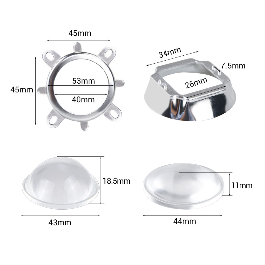1 Set 44mm LED Lens Optical Gl - đánh giá và giá Darkroom Enlarger Lens