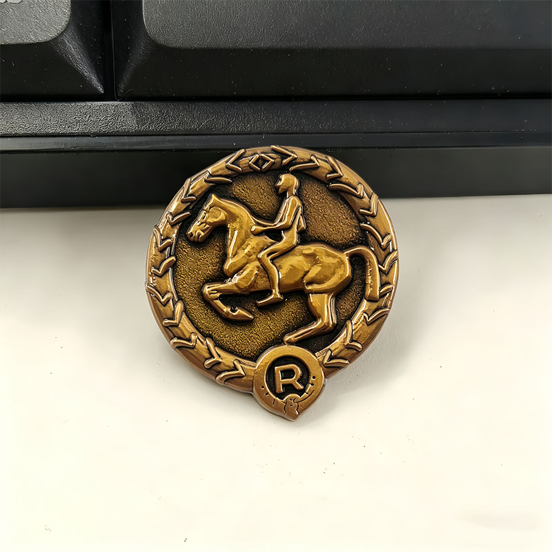German Young Horseman Badge Ge - đánh giá và giá Vintage Collectible Pins