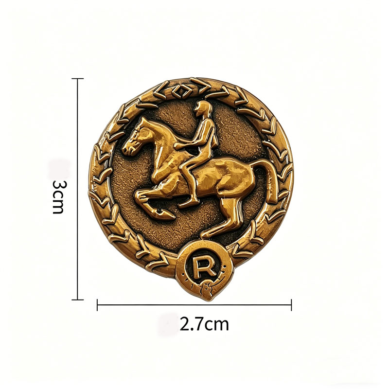 German Young Horseman Badge Ge - đánh giá và giá Vintage Collectible Pins