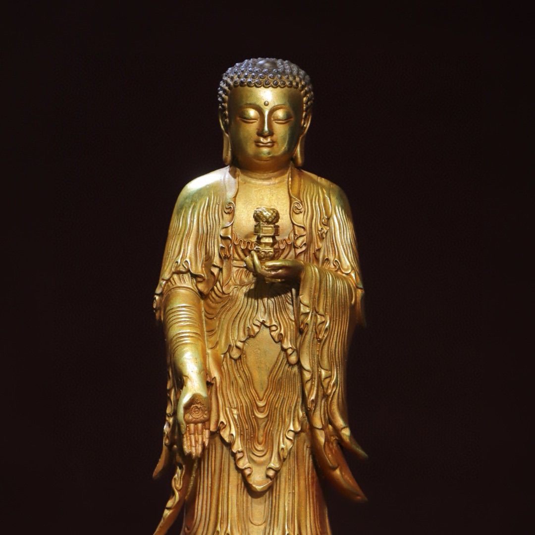 Antique Standing Amitabha Budd - đánh giá và giá Vintage Collectible Ornaments