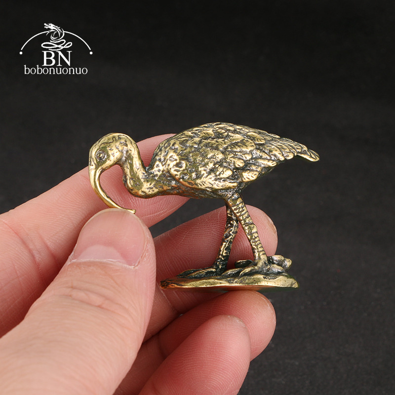 Brass Vintage Long-billed Cran - đánh giá và giá Vintage Collectible Accessories
