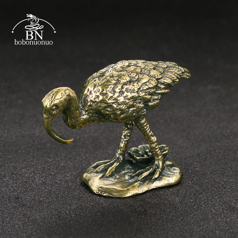 Brass Vintage Long-billed Cran - đánh giá và giá Vintage Collectible Accessories