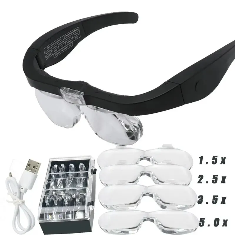 Head‑mounted Magnifying Glasse - đánh giá và giá Darkroom Enlarger Lens