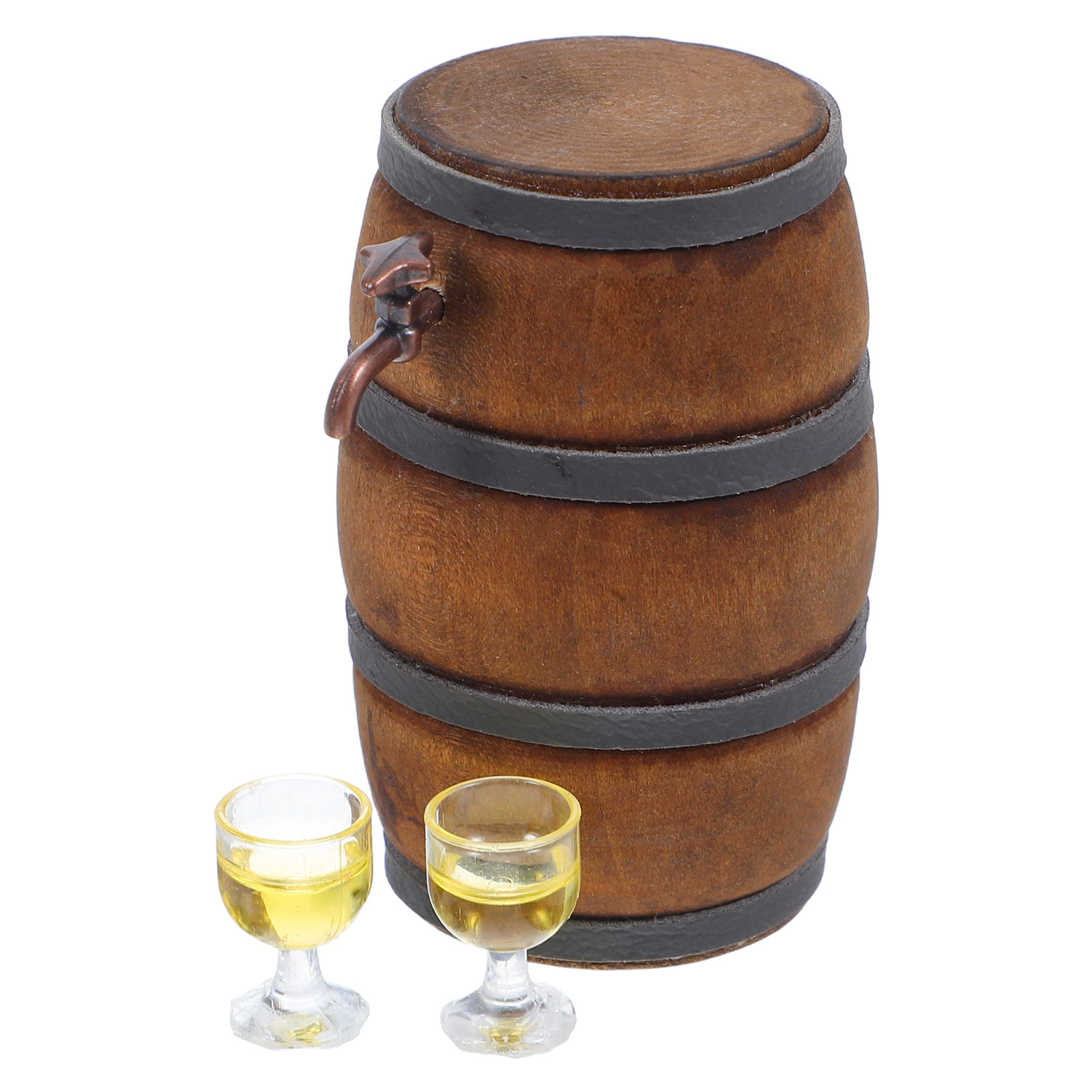 1Set Mini Wine Barrel and Glas - đánh giá và giá Collectible Vintage Wine