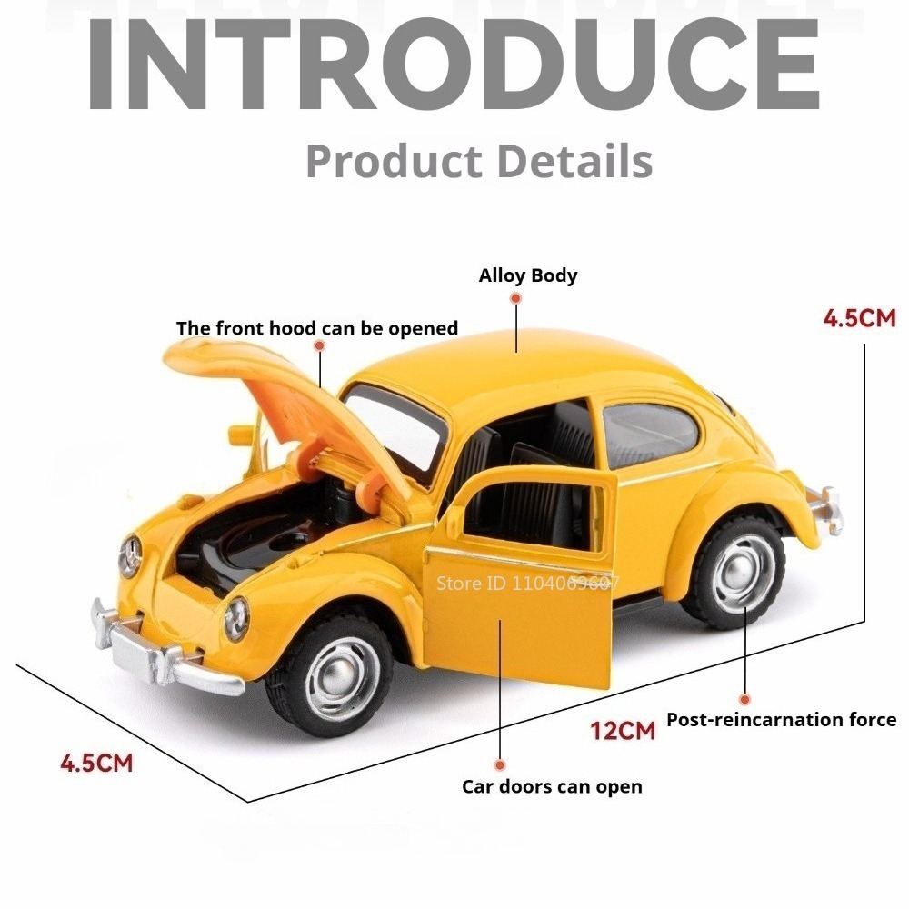 1:36 Beetle Model Toy Vintage  - đánh giá và giá Vintage Collectibles Toys