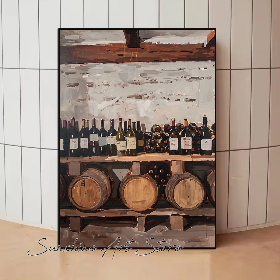Wine Barrels Cellar Vintage Wi - đánh giá và giá Collectible Vintage Wine