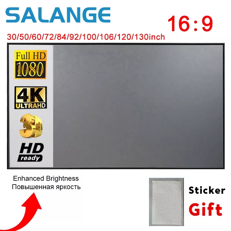 Salange Projector Screen,60 10 - đánh giá và giá Slide Film 120