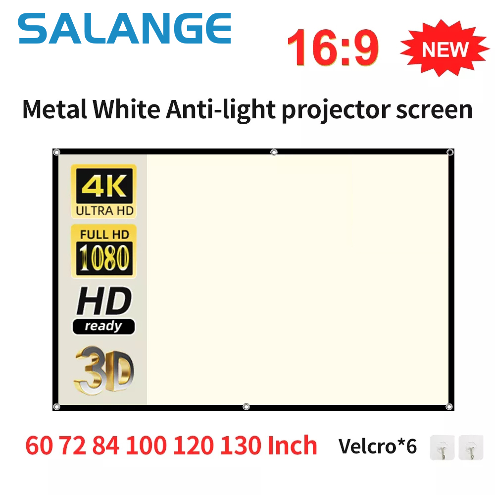 Salange Projector Screen 16:9  - đánh giá và giá Slide Film 120