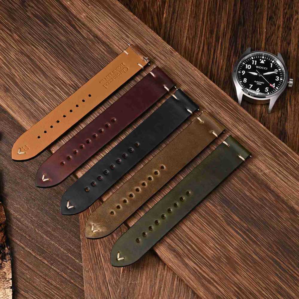 WOCCI Oil Wax Leather Watch St - đánh giá và giá Vintage Collectible Pins